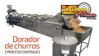 Dorador de churros de maíz con máquina centrifuga [upl. by Noxid369]