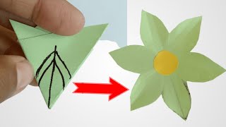 Very Easy Paper Flower Craft  Paper Flower Making step by step  How to Make Paper Flower DIY [upl. by Evanthe24]