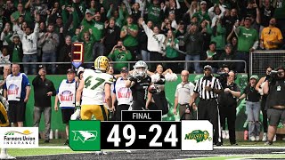 UND Football  Highlights vs No 67 North Dakota State  101423 [upl. by Spillihp792]