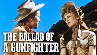 The Ballad of a Gunfighter  MARTY ROBBINS  Cowboy Film  Free Western Movie [upl. by Hyde]