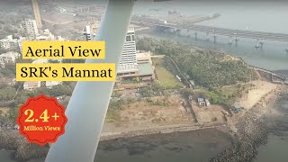 Aerial tour of Shah Rukh Khans Mannat [upl. by Ogram462]