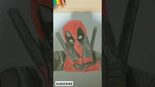 I tried to draw Deadpoolartdeadpooldeadpoolandwolverinemovietrendingmoviesmarvelnsyncyoutube [upl. by Edsel]