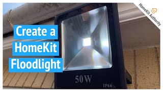 How to make a HomeKit floodlight on a budget with Motion [upl. by Romulus]