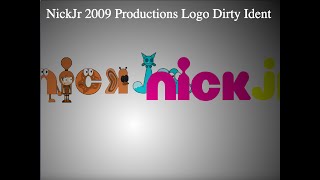 Nick Jr 2009 Productions Logo Dirty Ident [upl. by Shifra]