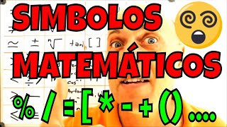 SÍMBOLOS MATEMÁTICOS [upl. by Hambley344]