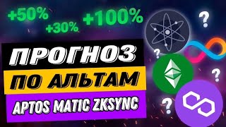 ПРОГНОЗ ПО АЛЬТАМ  APTOS POLYGON MATIC ZKSYNC [upl. by Chancellor635]