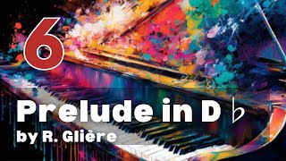 Prelude in D♭ by R Glière ABRSM Grade 6 Piano 2025 amp 2026  B9 [upl. by Annola]