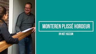 Monteren plissé hordeur in het kozijn [upl. by Abibah]