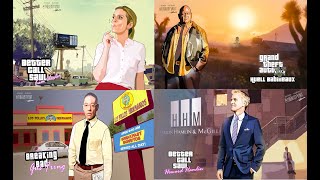 Better Call Saul GTA Loading Screen Art Compilation  Some very main Characters  custom art [upl. by Hardie]