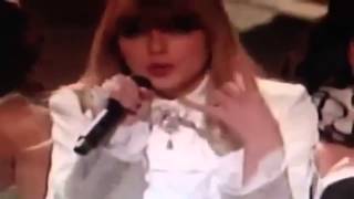 Taylor Swift Mocks Harrys British Accent at the Grammys  LIVE 21013 [upl. by Esiled549]