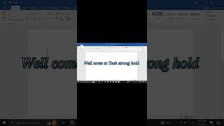 How to Write Subscript in MS Word  MS Word Tricks  Tech Strong Hold youtubeshort msword [upl. by Yeffej]