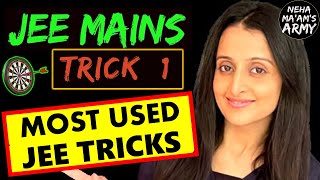 JEE MAIN MOST USED TRICK 1 Permutations amp Combinations  NEHA AGRAWAL  jeemains jee2024 jee2025 [upl. by Nnylylloh]