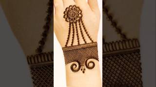 Easy simple back hand mehndi designmehandi dijainmandhi digenemahadi ke designlatest mehndi 2024 [upl. by Oloapnaig]