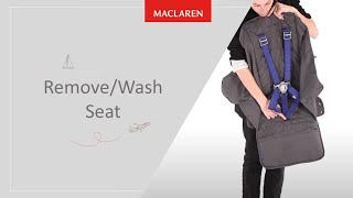 How to remove the seat of your stroller to wash it [upl. by Arvonio836]