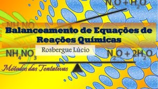 Balanceamento de Reações Químicas [upl. by Wernick226]