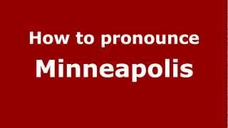 How to Pronounce Minneapolis  PronounceNamescom [upl. by Jacobson123]