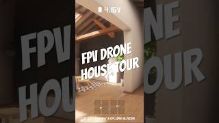 Cinewhoop drone house tour fvp drone liftoff [upl. by Catha549]