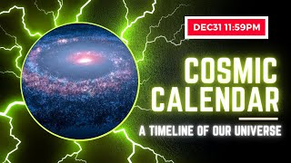 Cosmic Calendar  Timeline of Our Universe  Daily Dose of Science [upl. by Aiouqes863]