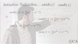 Komplexe Nullstellen von sinh und cosh komplexe Analysis Funktionentheorie [upl. by Rachelle]