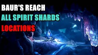 Baurs Reach All Spirit Shards Locations Ori and the Will of the Wisps [upl. by Herm694]