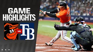 Orioles vs Rays Game Highlights 81024  MLB Highlights [upl. by Repooc]