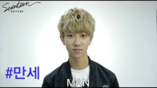 SEVENTEEN  Mansae Acrostic Poem NAVER ENG SUB [upl. by Shoemaker]