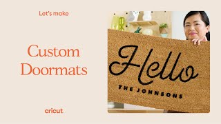 How To Make Custom Doormats with Cricut [upl. by Burns]