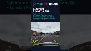 Portsmouth Driving Test Area  Compass Roundabout Northbound [upl. by Nimaynib]