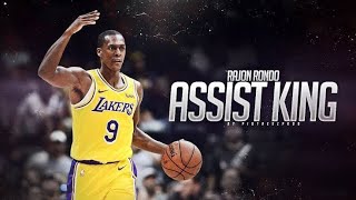 Rajon Rondo Best Assists in a Lakers Uniform [upl. by Nylesor96]