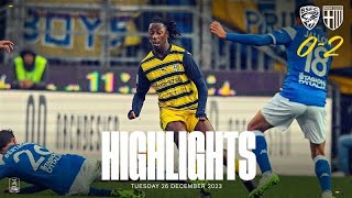 Brescia 02 Parma  Highlights Serie BKT 202324 [upl. by Minette]