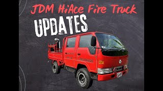 JDM Toyota HiAce Fire Truck Updates [upl. by Clynes558]