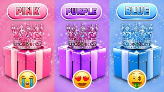 Choose Your Gift Pink Purple or Blue 💗💜💙 How Lucky Are You 😱 [upl. by Dunstan]