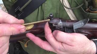 1800 Pattern Baker Rifle Flint and Lock Maintenance [upl. by Denby]