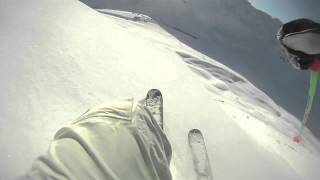 Backcountry Skiing Hatcher Pass Alaska The Snatch [upl. by Annalise812]