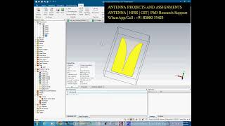 58G Vivaldi Edge Fed FR4 CST ANTENNA antennadesign electronics communication [upl. by Adamek]