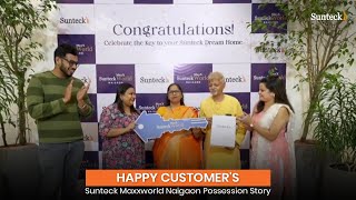 Happy Customers Possession Experience at Sunteck Maxxworld Naigaon [upl. by Hcire]