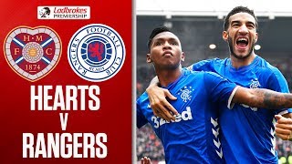 Hearts 12 Rangers  Gers Go Top of the League  Ladbrokes Premiership [upl. by Releyks212]