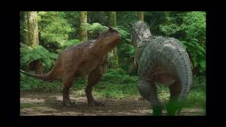 Prehistoric planet Carnotaurus mating dance scene [upl. by Solrac981]