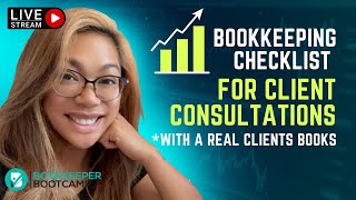 How I review a clients Bookkeeping BEFORE taking them on with a REAL client [upl. by Short57]