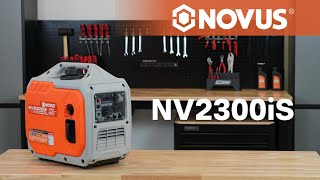 NOVUS NV2300iS Portable Inverter Generator With CO Sensor [upl. by Adlitam704]