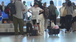 Floridians head home after recordbreaking Fourth of July travel [upl. by Joshua]