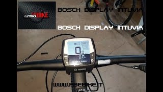 BOSCH DISPLAY INTUVIA [upl. by Anaiv989]