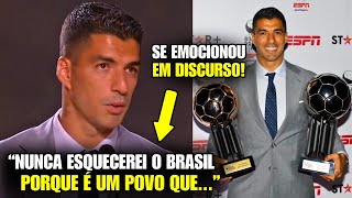 🚨 EITA A EMOCIONANTE REAÇÃO DO SUÁREZ APÓS RECEBER A BOLA DE OURO DO BRASILEIRÃO [upl. by Nixon398]