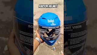 Steelbird Raptor helmet in blue coloursteelbirdhelmet bikers motorcyclehelmet motorcyclegear [upl. by Nylleoj134]