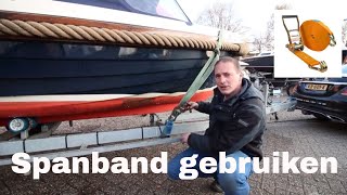 BOOT OP TRAILER VAST MAKEN  TIPS MET DE BOTEN DOKTER [upl. by Janela]