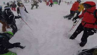 Avalanche à Tignes 7 mars 2017 [upl. by Eohce]