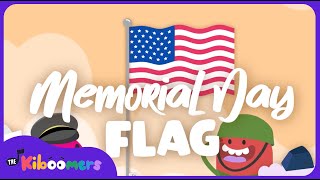 Memorial Day  The Kiboomers Preschool Songs for Circle Time  Veterans Day Flag Song [upl. by Eitirahc332]