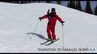 Ski Tips  How to Transition to Parallel Skiing [upl. by Margy]