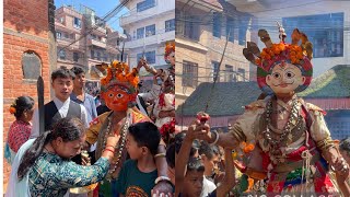 Khokana Sikali Jatra 2081Rudrayani Jatra 2081  Culture  Heritage  Jatra Newa [upl. by Aydiv]