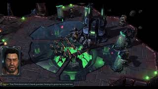 StarCraft II Wings of Liberty Campaign Mission 15b  Ghost of a Chance [upl. by Esorlatsyrc]